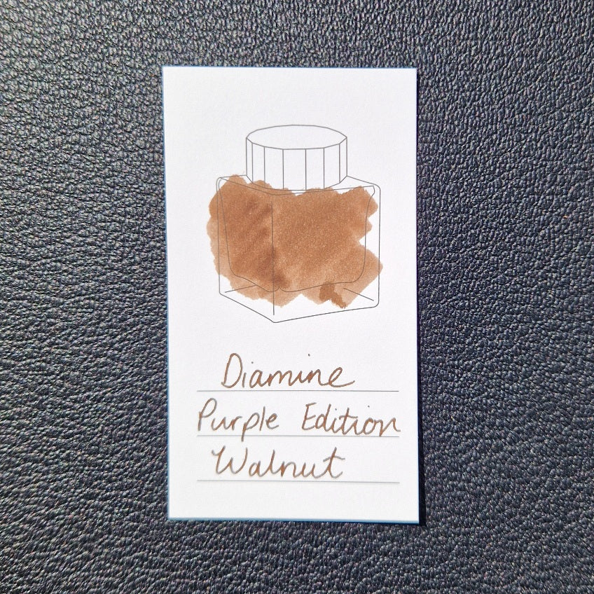 Diamine Inkvent Purple Edition Ink - Walnut