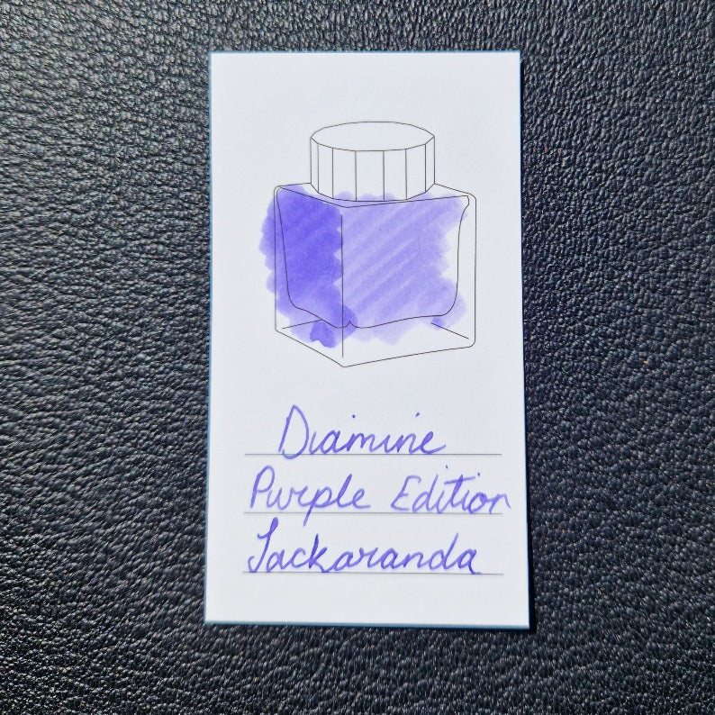 Diamine Inkvent Purple Edition Ink - Jacaranda