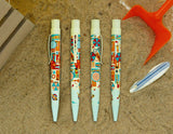 Retro 51 Tornado Popper Limited Edition Rollerball Pen - Beachy Side-Up