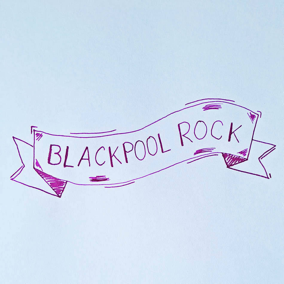 Pure Pens Ink - Blackpool Rock