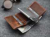 Pularys Colorado RFID Wallet - Saddle Leather