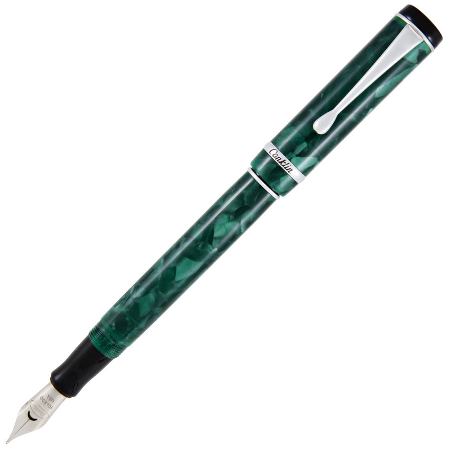 Conklin Duragraph Fountain Pen - Forest Green