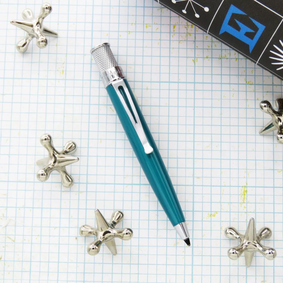 Retro 51 Tornado Elite Rollerball Pen - Turquoise