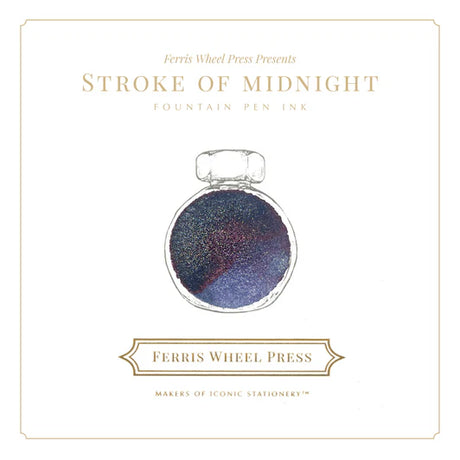 Ferris Wheel Press 38ml Ink - Stroke of Midnight