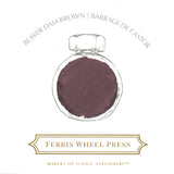 Ferris Wheel Press 38ml Ink - Beaver Dam Brown