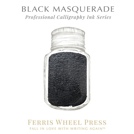 Ferris Wheel Press Calligraphy 28ml Ink - Black Masquerade