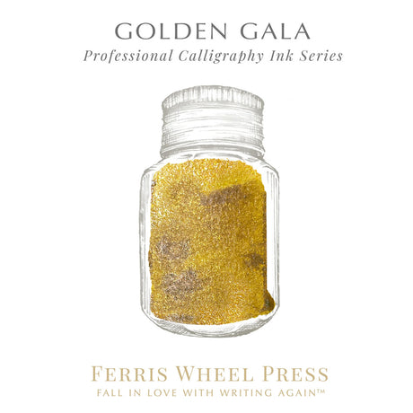 Ferris Wheel Press Calligraphy 28ml Ink - Golden Gala