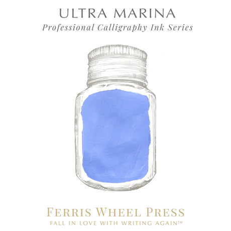 Ferris Wheel Press Calligraphy 28ml Ink - Ultra Marina