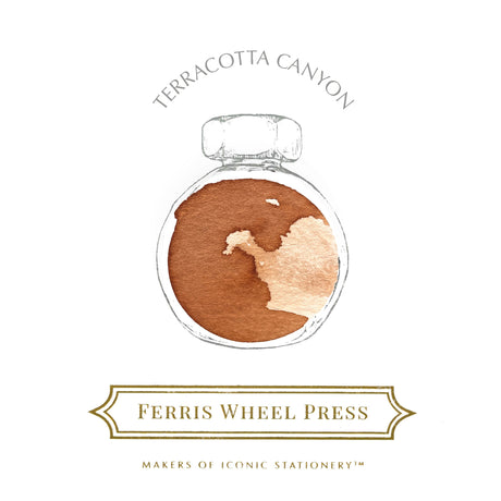 Ferris Wheel Press 38ml Ink - Terracotta Canyon