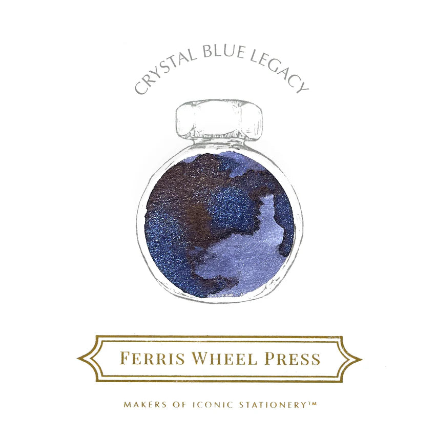 Ferris Wheel Press 38ml Ink - Crystal Blue Legacy