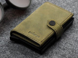 Pularys Hiker RFID Wallet - Hunter Leather