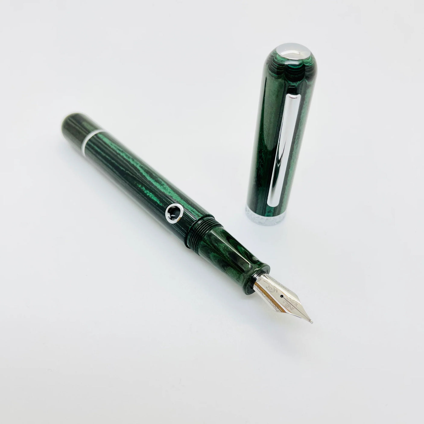 Nahvalur Nautilus Fountain Pen - Chelonia Green