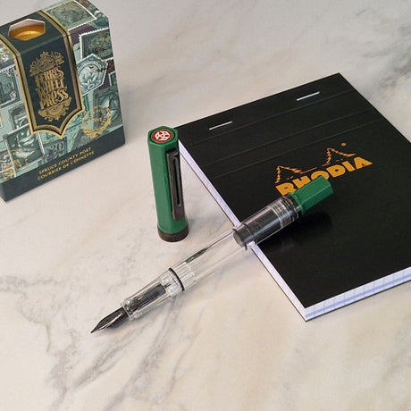 TWSBI Eco Fountain Pen - Irish Green with Onyx Trim