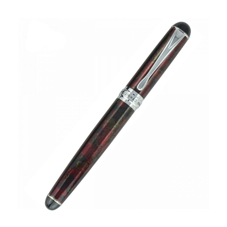 Jinhao X750 Fountain Pen - Floral Red