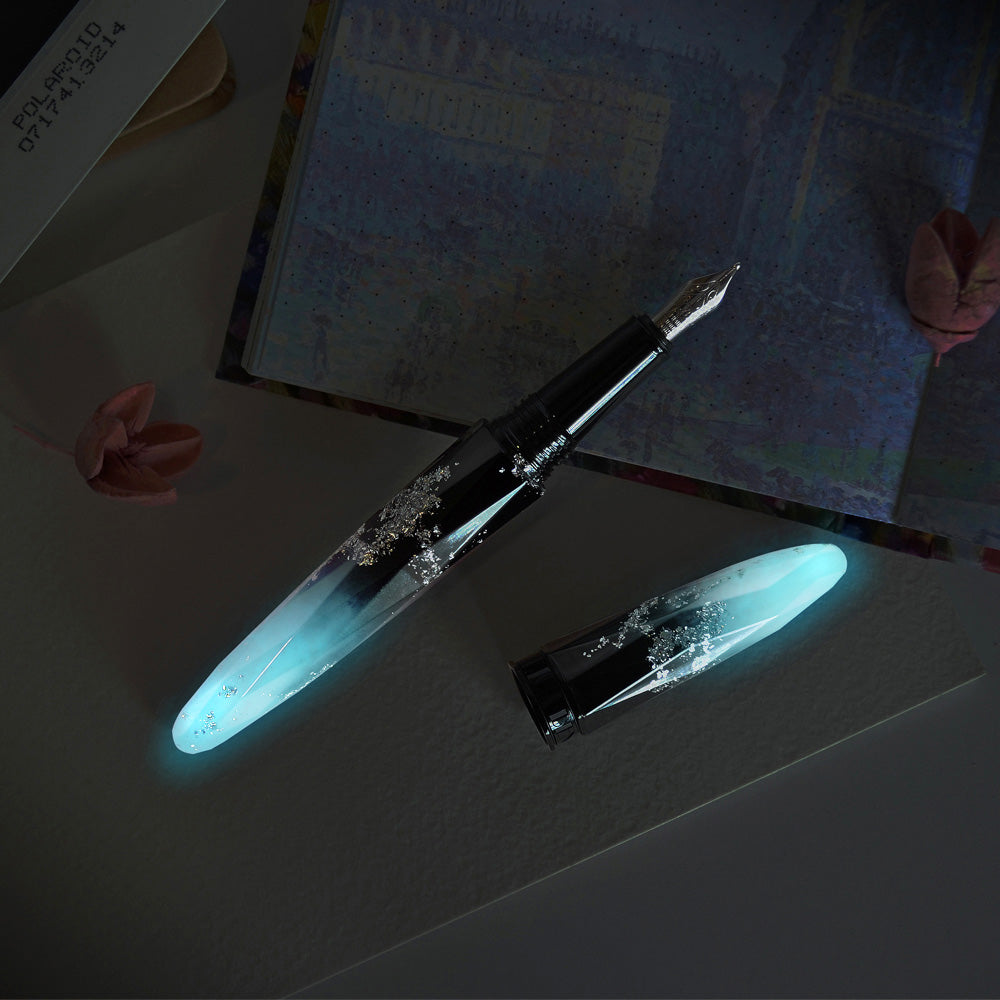 Benu Briolette Fountain Pen - Luminous Orchid