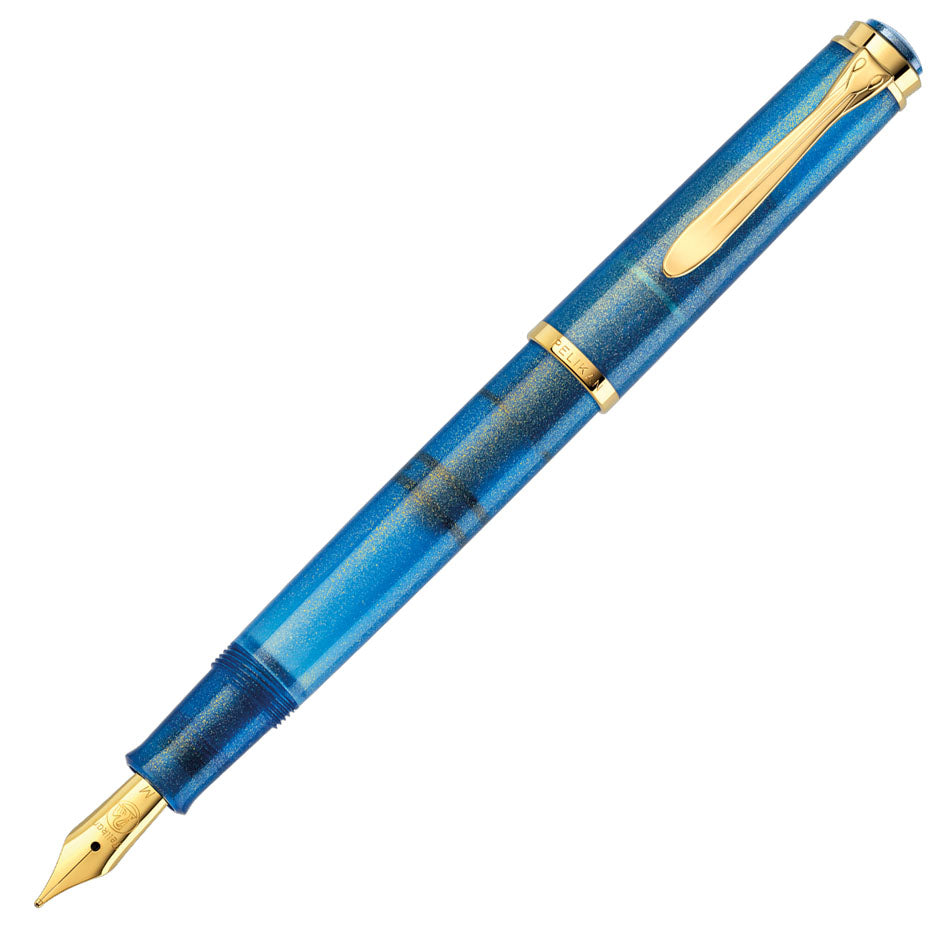 Pelikan Classic M200 Golden Lapis Special Edition Fountain Pen