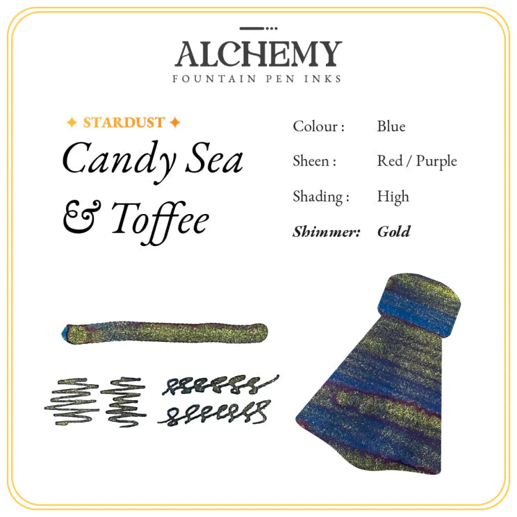 Endless Alchemy Fountain Pen Ink - Candy Sea & Toffee