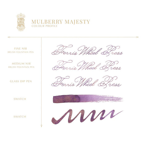 Ferris Wheel Press 38ml Ink - Mulberry Majesty