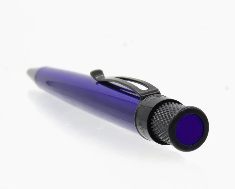 Retro 51 Tornado Rollerball Pen - Midnight Purple Stealth