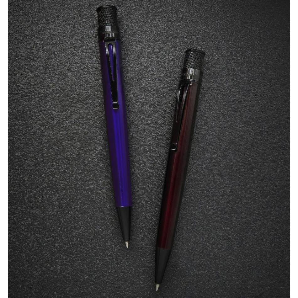 Retro 51 Tornado Rollerball Pen - Black Cherry Stealth