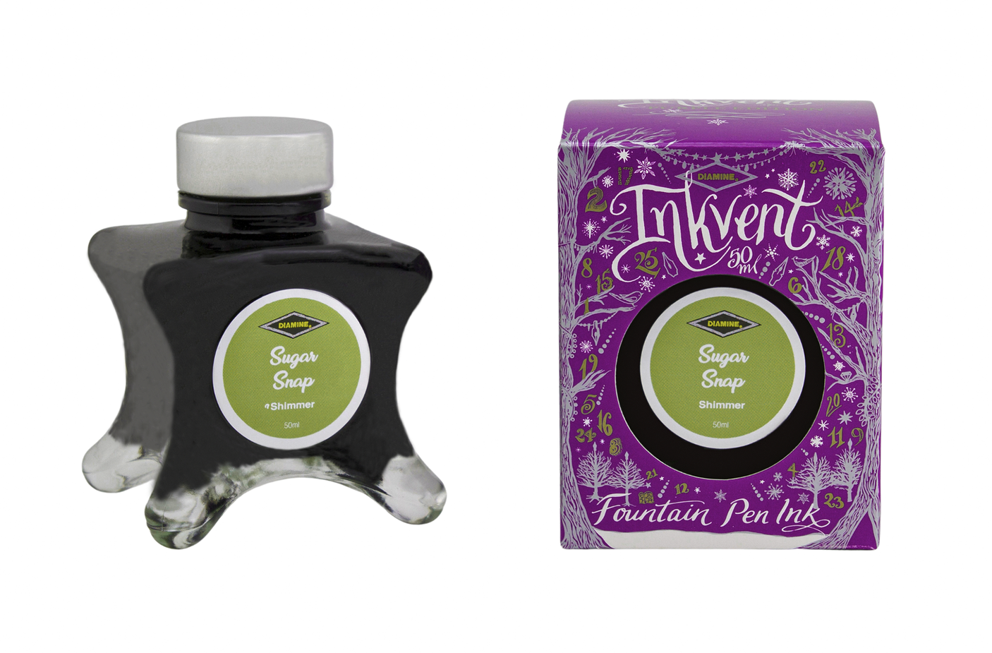 Diamine Inkvent Purple Edition Ink - Sugar Snap