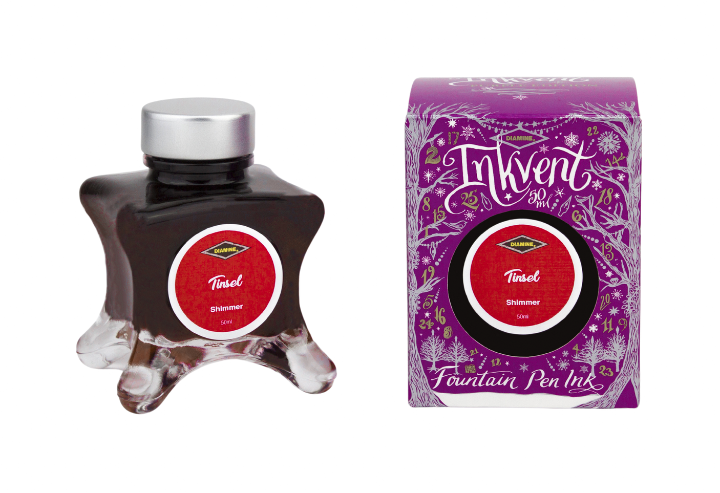 Diamine Inkvent Purple Edition Ink - Tinsel