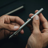 Wingback Fountain Pen - Steel