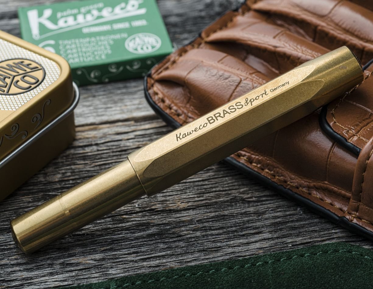 Brass is so beautiful! Kaweco SketchUp and Kaweco Brass Sport : r