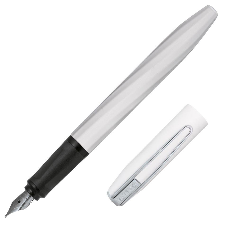 Online Slope Fountain Pen - White | Pure Pens